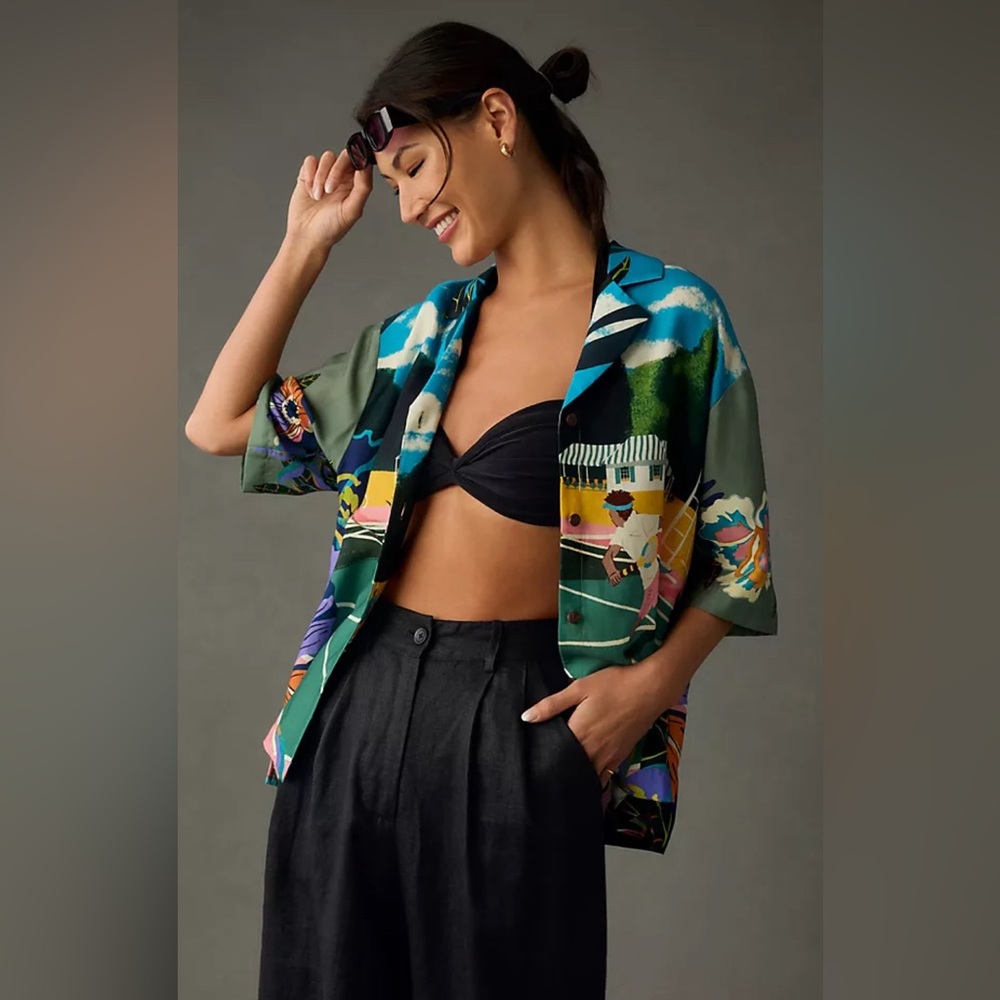 Scotch & Soda Camp Shirt Tennis